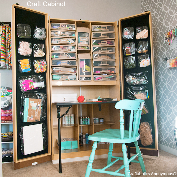 Organize Your Craft Room with Stylish Storage Cabinets