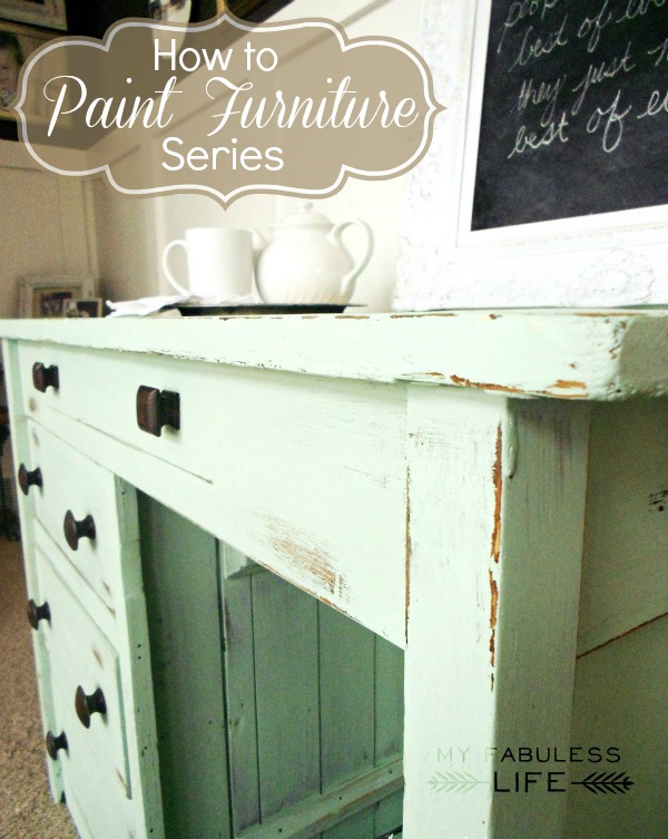 Spray Paint For Wood Furniture - My New Favorite! 