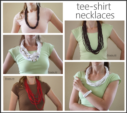 vejspærring plisseret Edition Craftaholics Anonymous® | T-Shirt Necklace Tutorial: 5 Variations