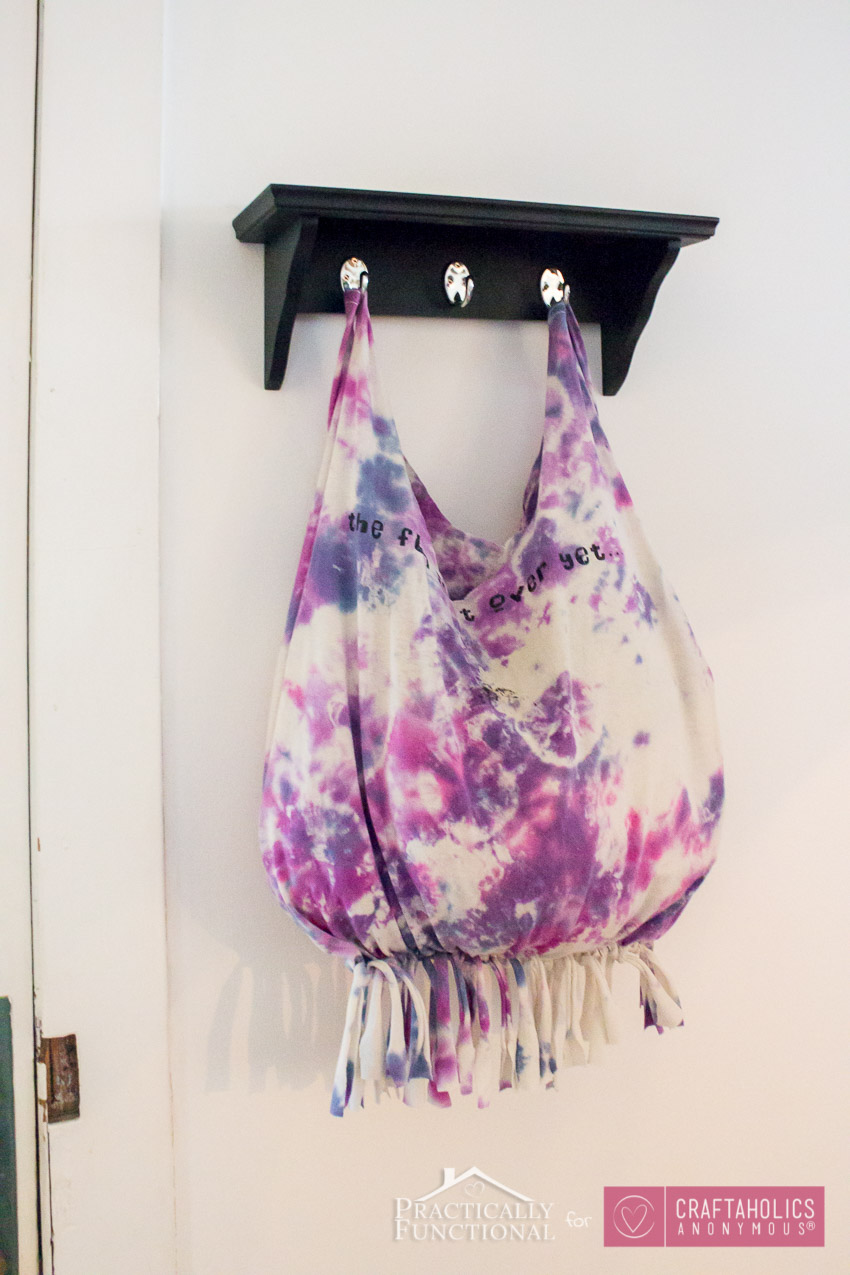 How to Tie Dye and Make a T-shirt Bag