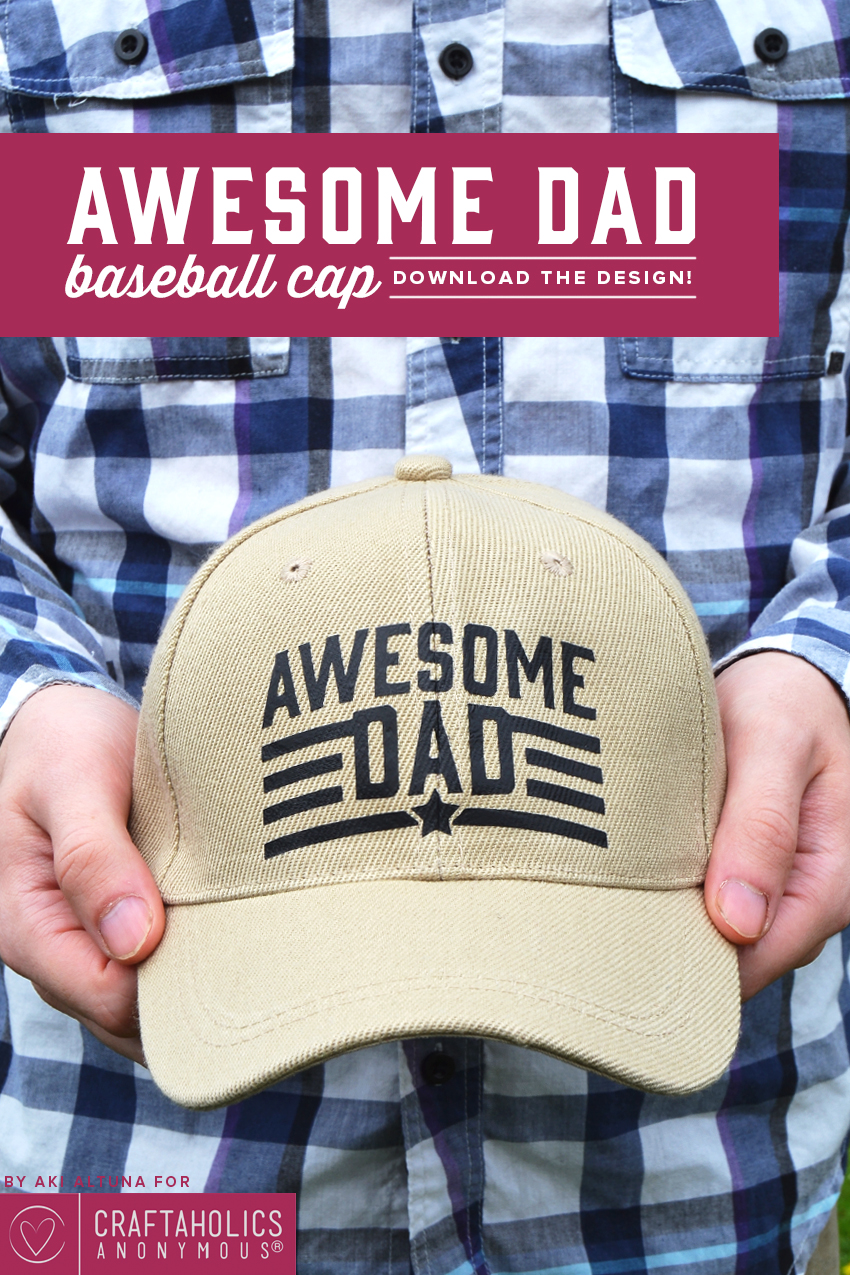DIY Father's Day Baseball Hat (Free Cut File) - Siser North America