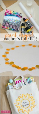 Craftaholics Anonymous® | Teacher Appreciation Gift Tote Bag