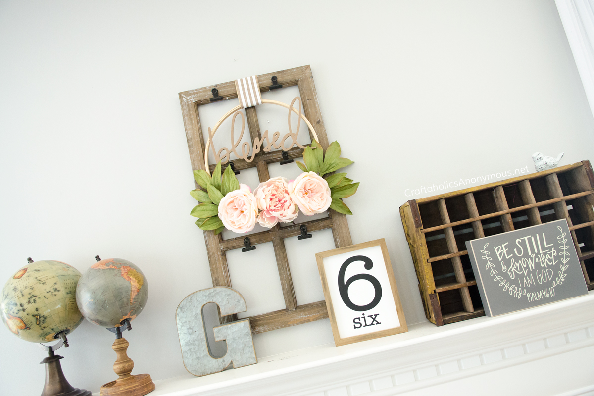 Craftaholics Anonymous® | Everyday Farmhouse Mantel