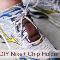 DIY running chip holder