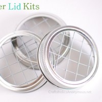 DIY flower lids