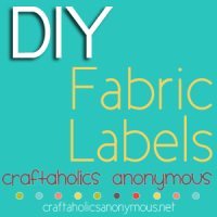 DIY fabric labels