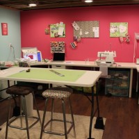 midwest modern boutique craft room