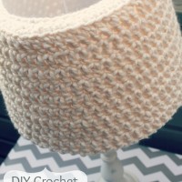 crochet lamp shade