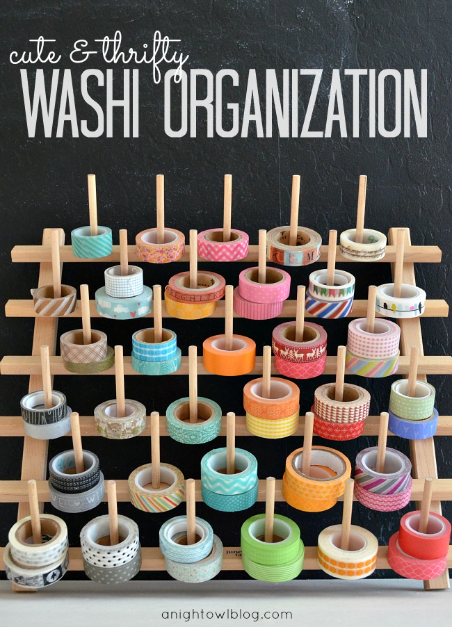 5 Ways To Store Washi Tape - Organized-ish