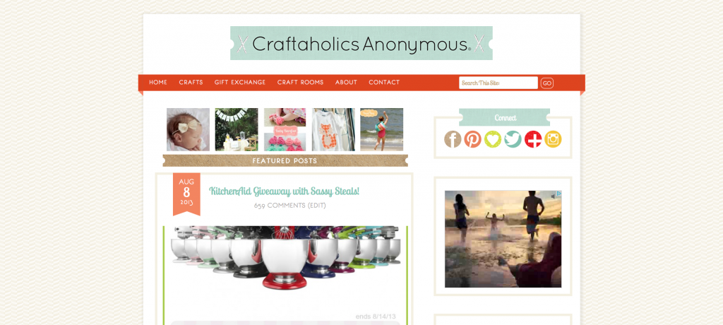 Craftaholics Anonymous New Blog Design Come Check It Out