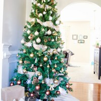 gold ombre christmas tree