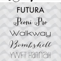 favorite fonts