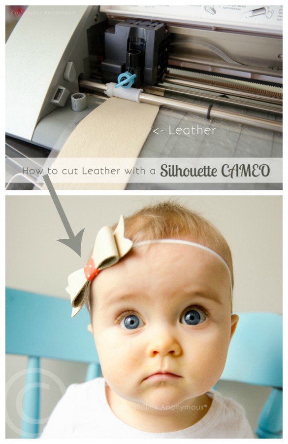 Craftaholics Anonymous® | How to Cut Leather with Silhouette CAMEO