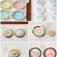 diy embellished magnets