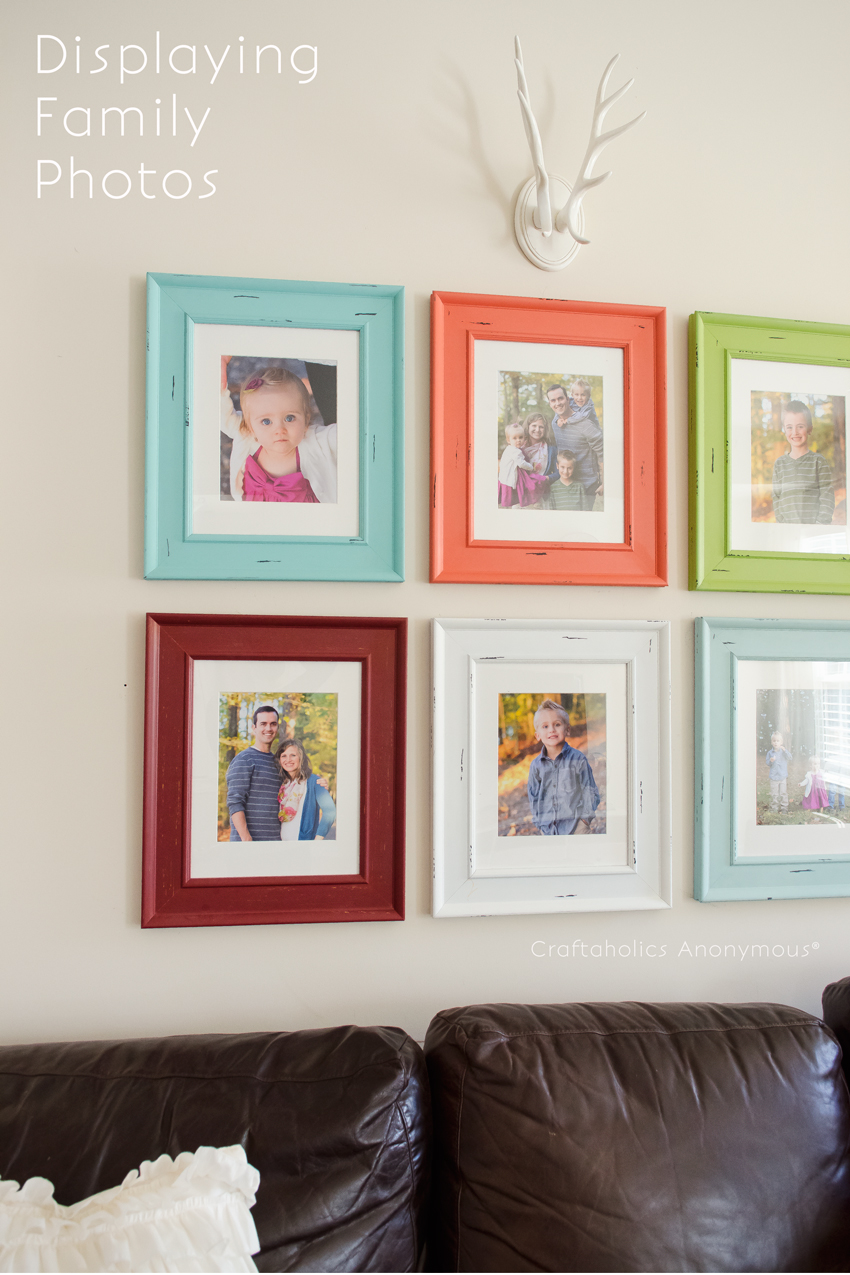 Craftaholics Anonymous® | Family Photo Wall