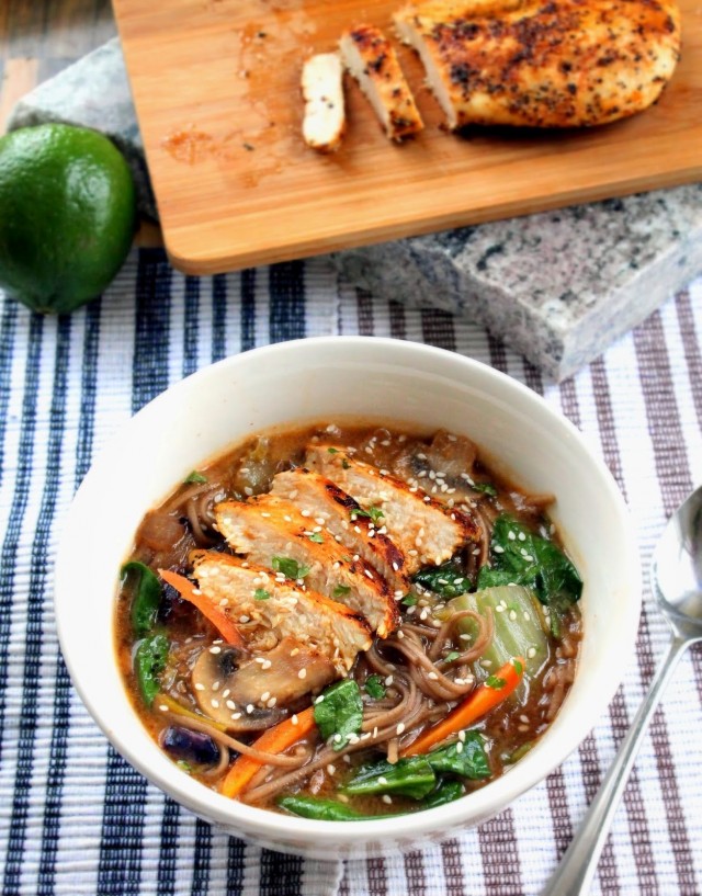 CHicken Soba Noodle Bowl