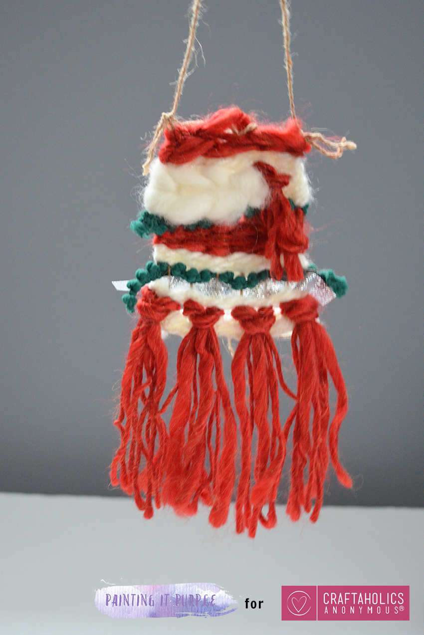 Quick Mini-Loom Ornament - Make