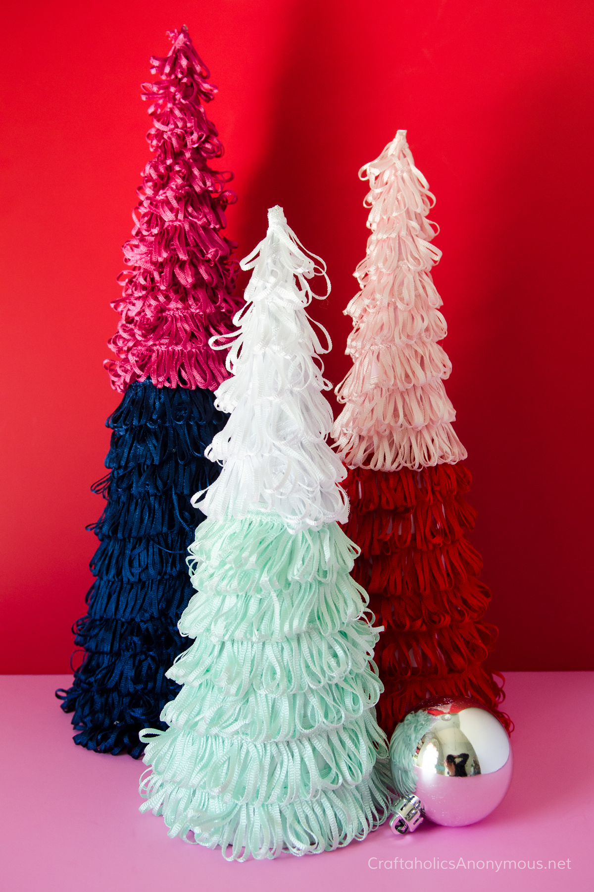 How to make a paper cone Christmas Tree for cheap! - A girl and a glue gun