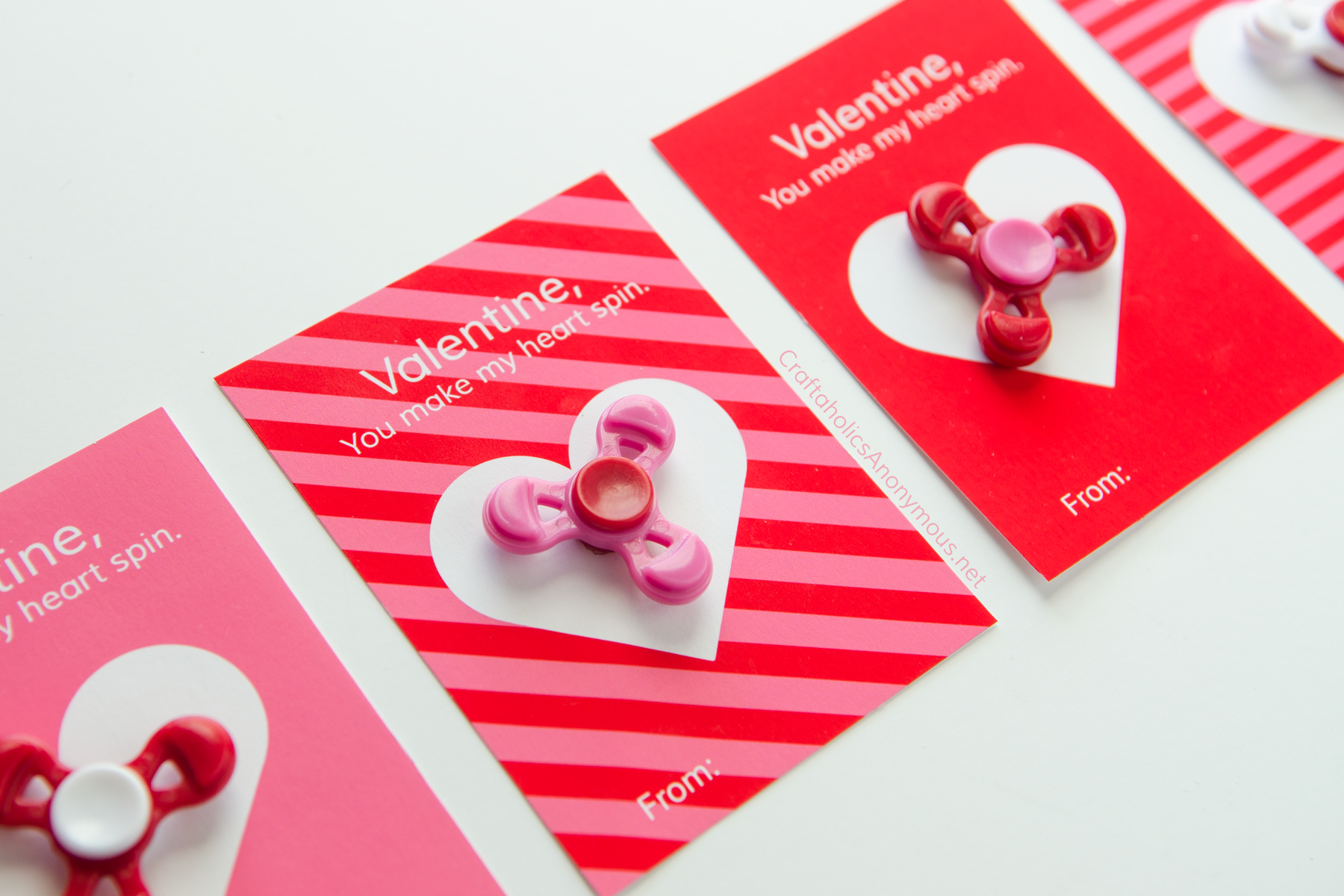 Fidget spinner valentine